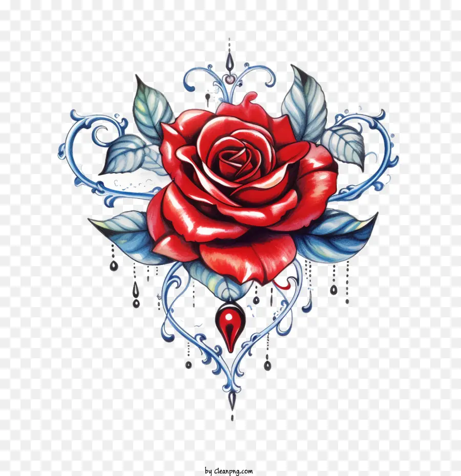 Rosa，Rosa Corazón PNG