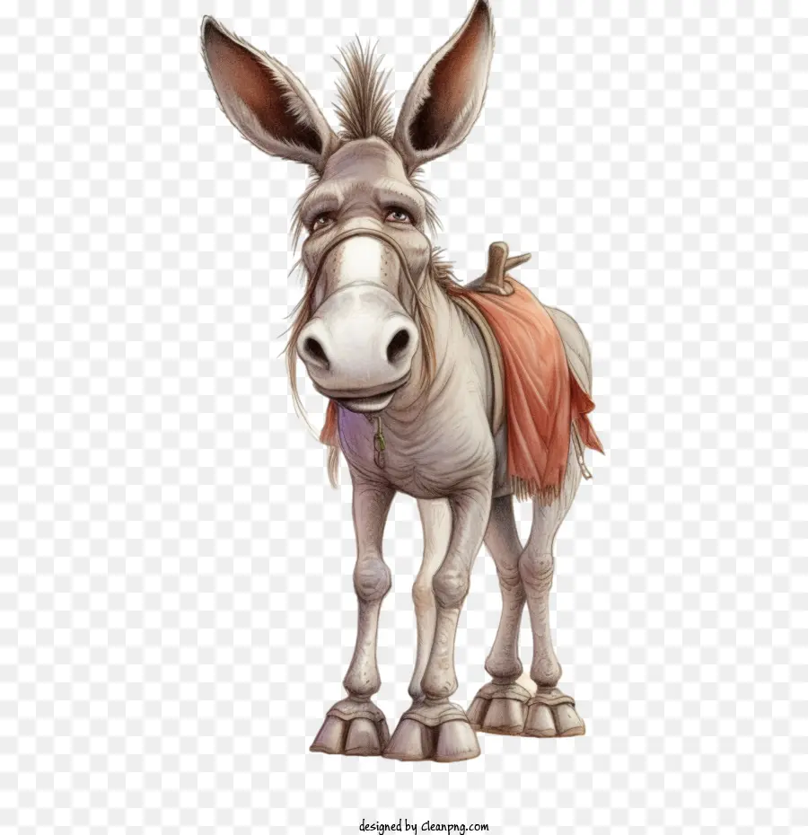 Burro，De Dibujos Animados De Burro PNG