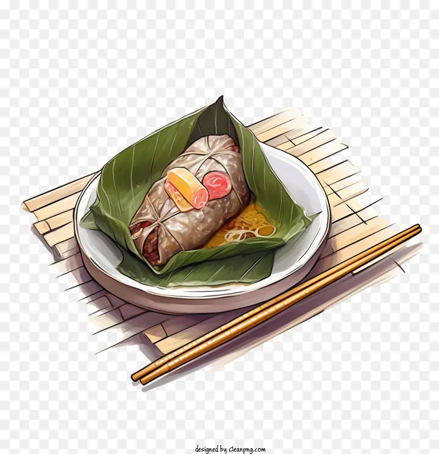 Zongzi，Sushi PNG