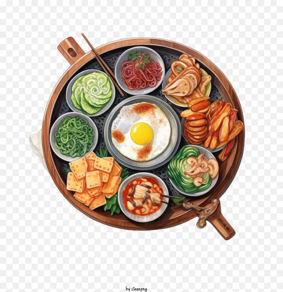 La Comida Coreana，La Cocina Coreana PNG