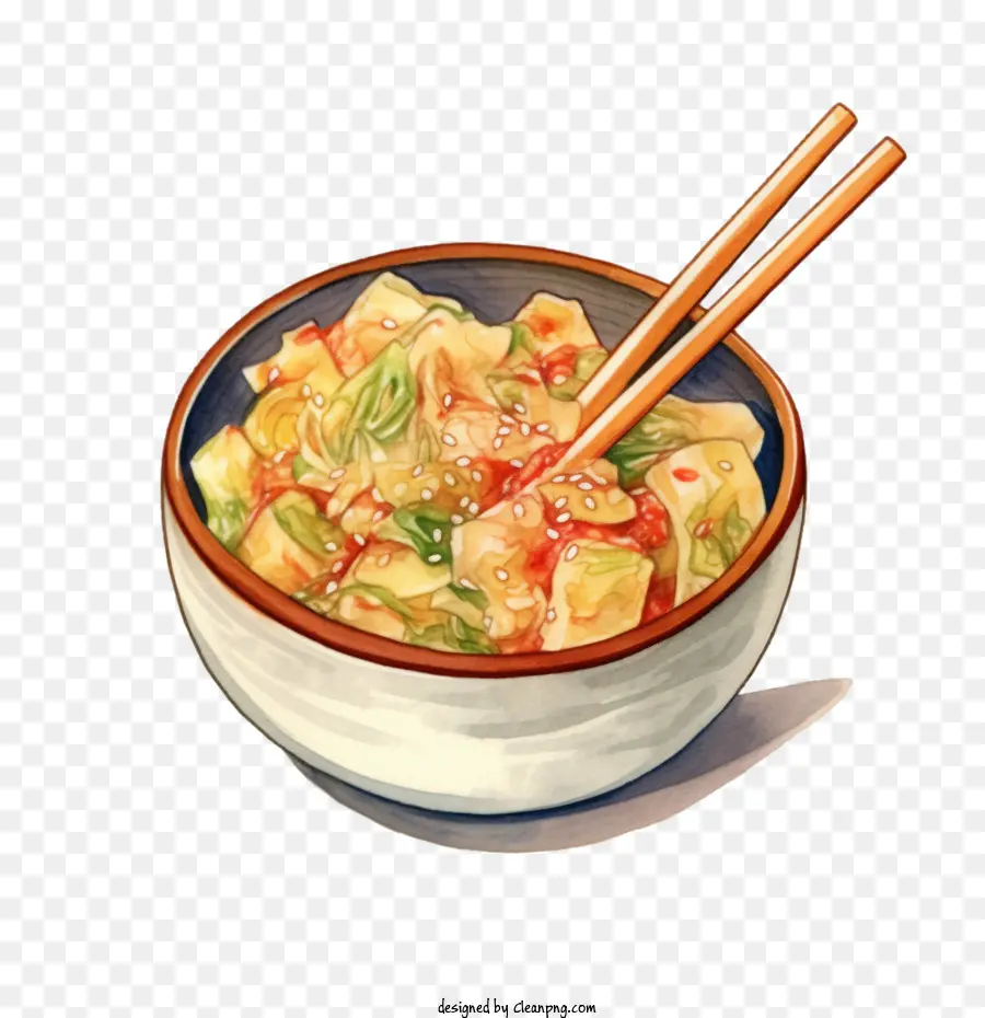 La Comida Coreana，Ensalada PNG