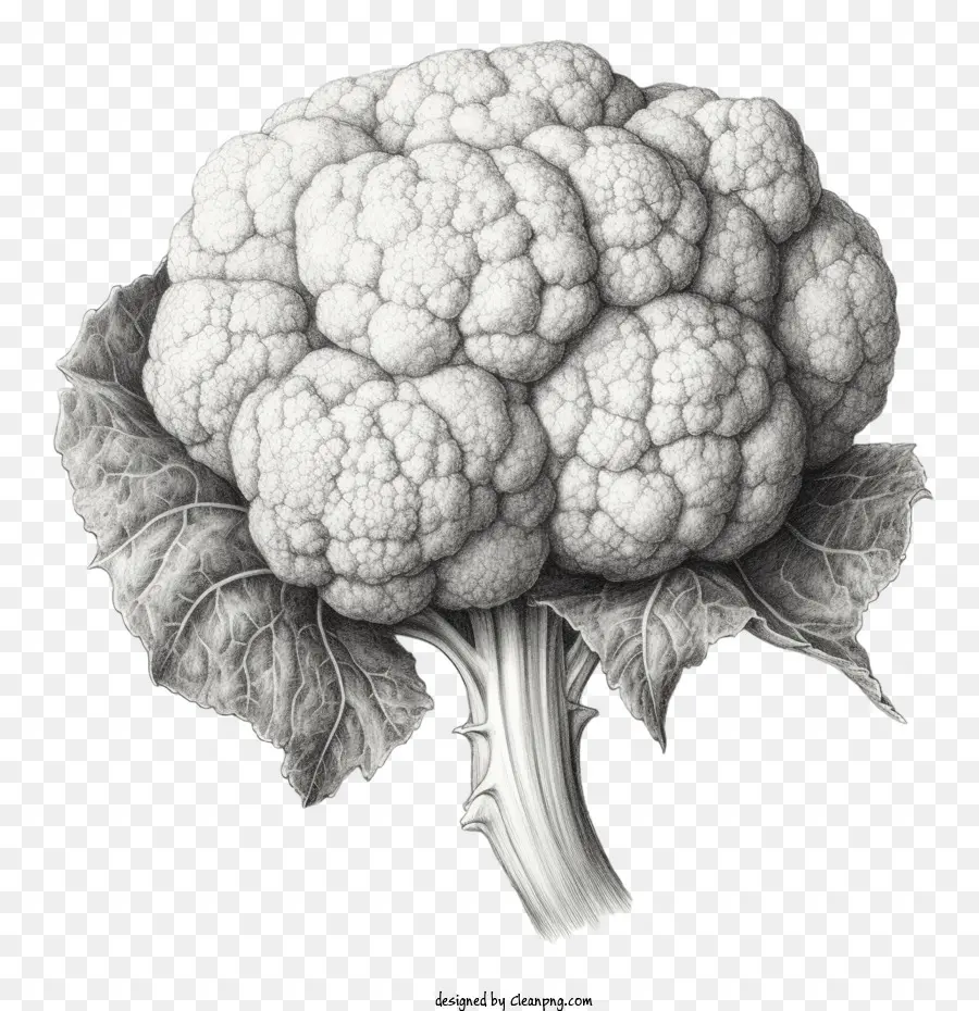 Coliflor De Bosquejo，La Coliflor PNG