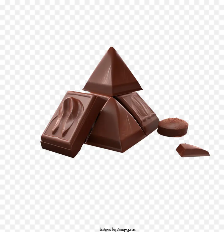 Chocolate，Pirámide PNG
