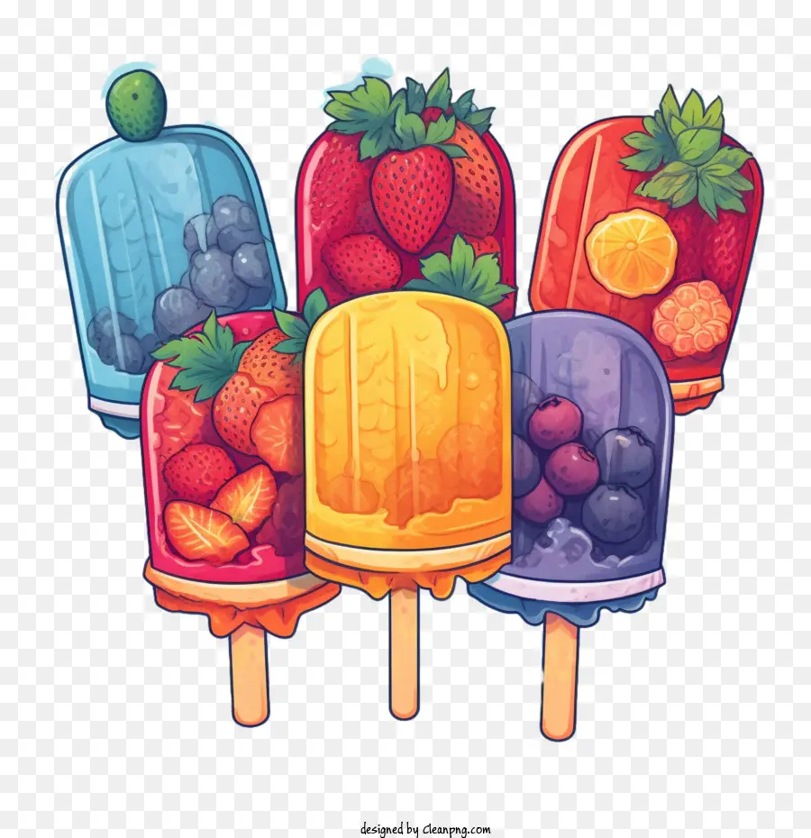 De Paletas，Paleta De Fruta PNG