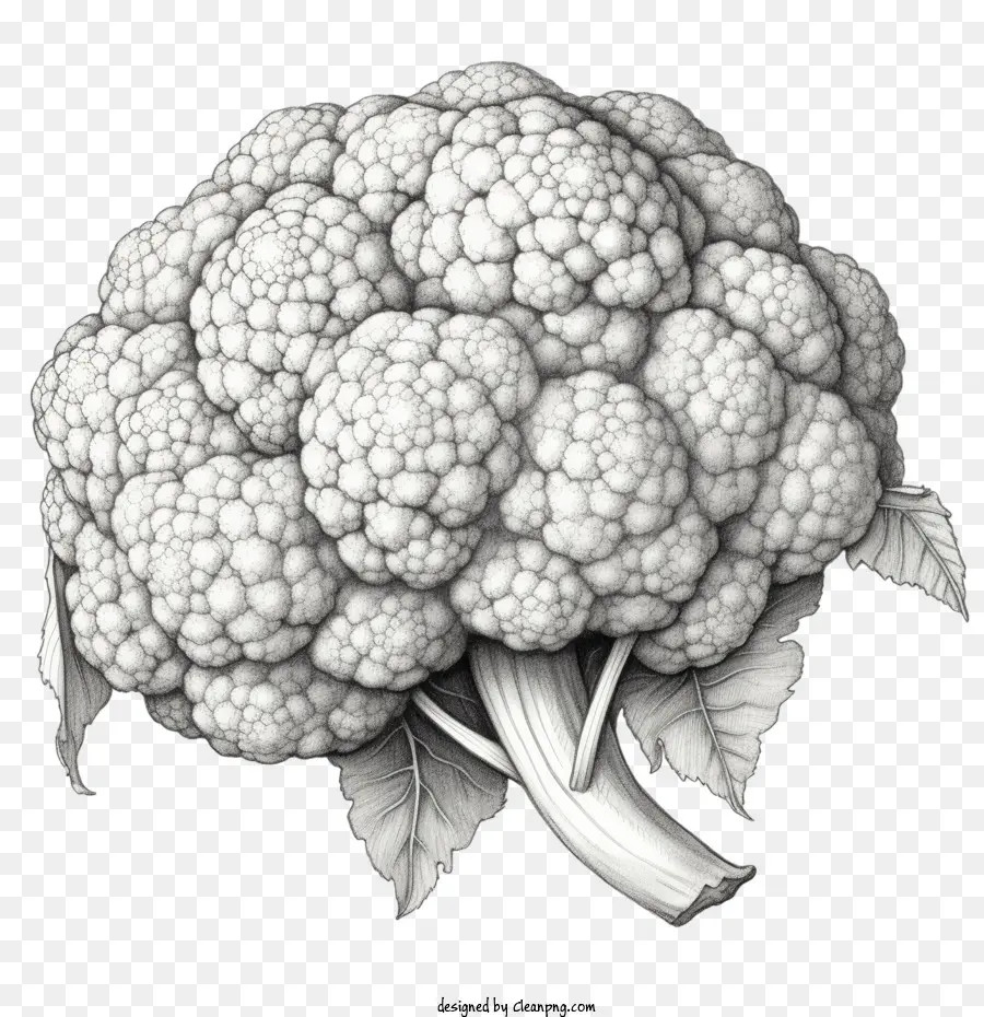 Coliflor De Bosquejo，La Coliflor PNG