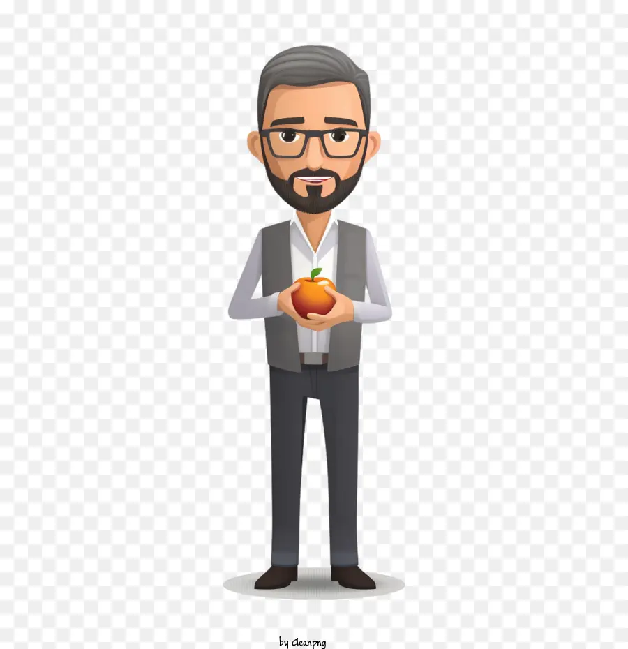 Hombre，Hombre Con Fruta PNG