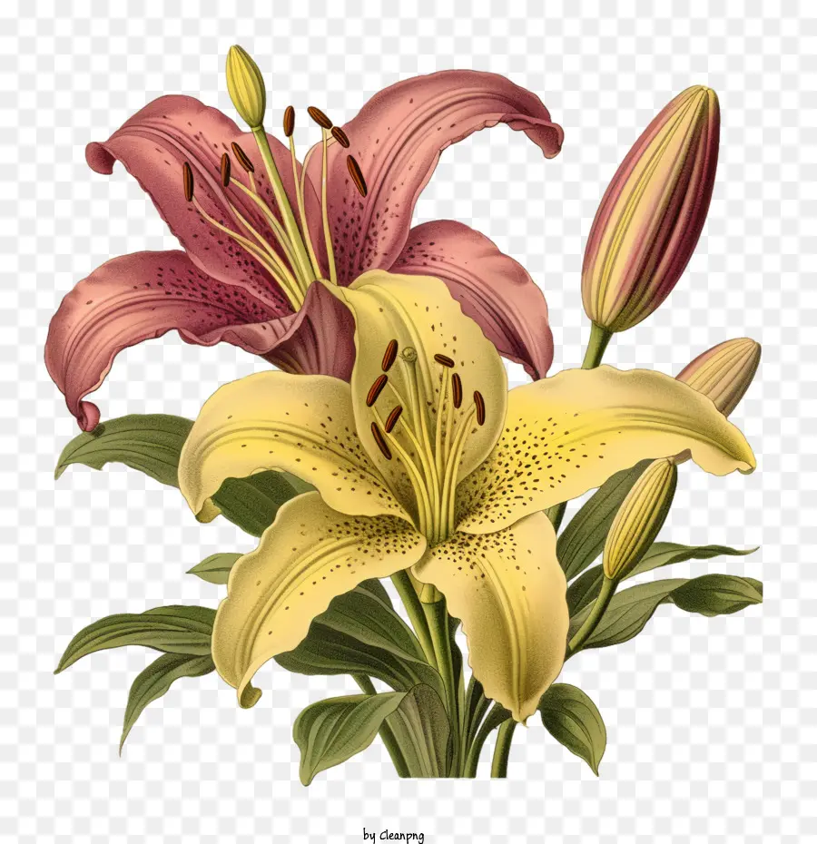 Flor De Lis，Lily PNG