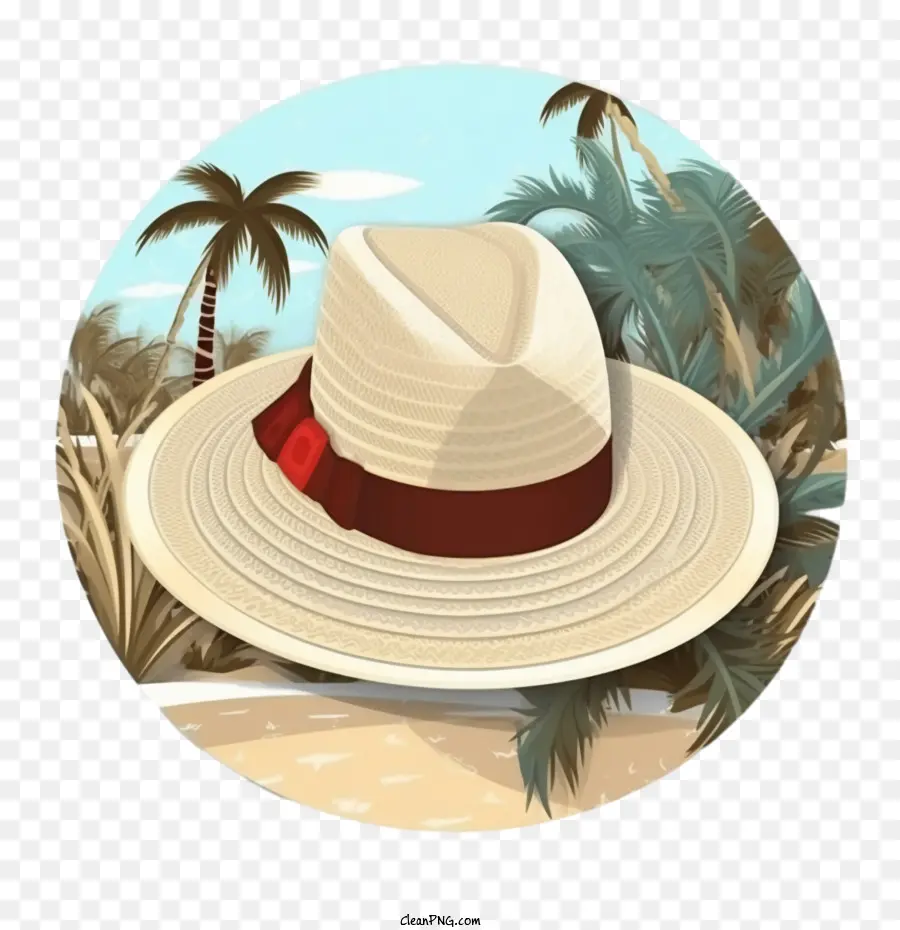 Viajar，Sombrero De Playa PNG