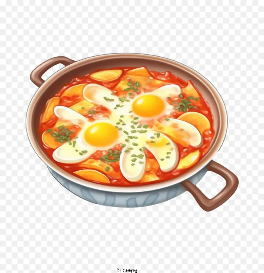 La Comida Coreana，Eggs PNG