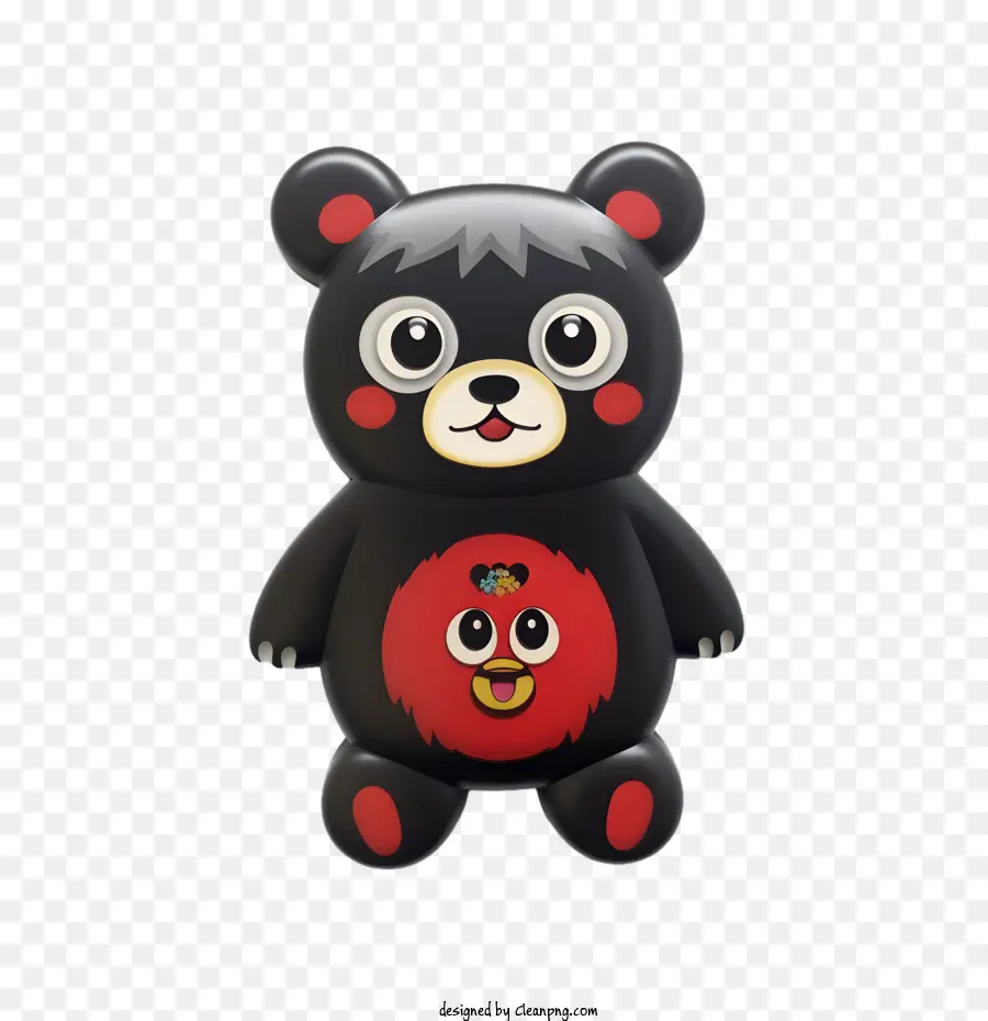 Lindo Emoji，Oso PNG