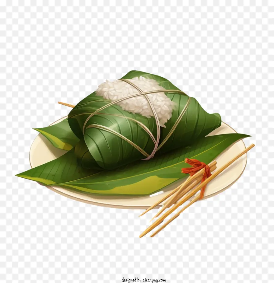 Zongzi，La Comida Asiática PNG