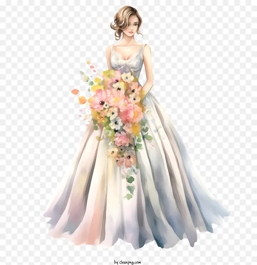 Vestido De Novia，Novia PNG