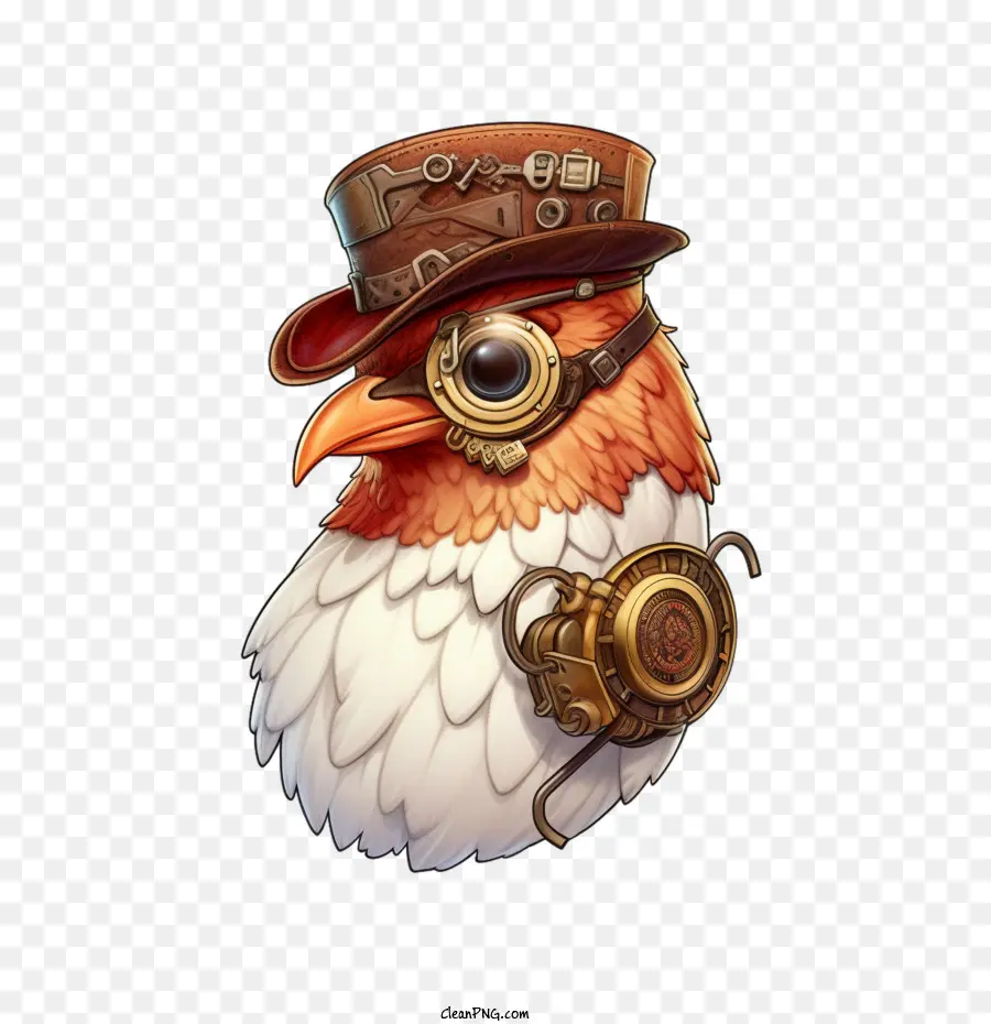 Pollo，Pájaro Steampunk PNG