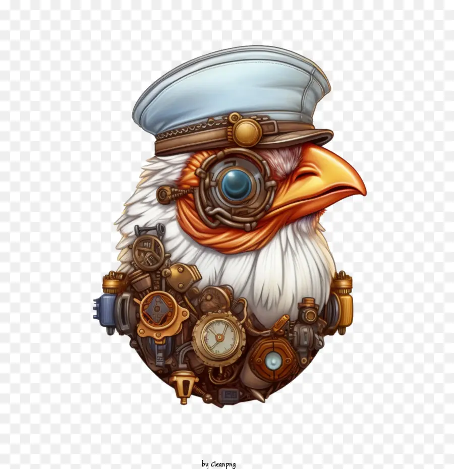 Pollo，Steampunk PNG