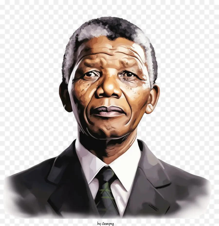 Nelson Mandela，Retrato PNG