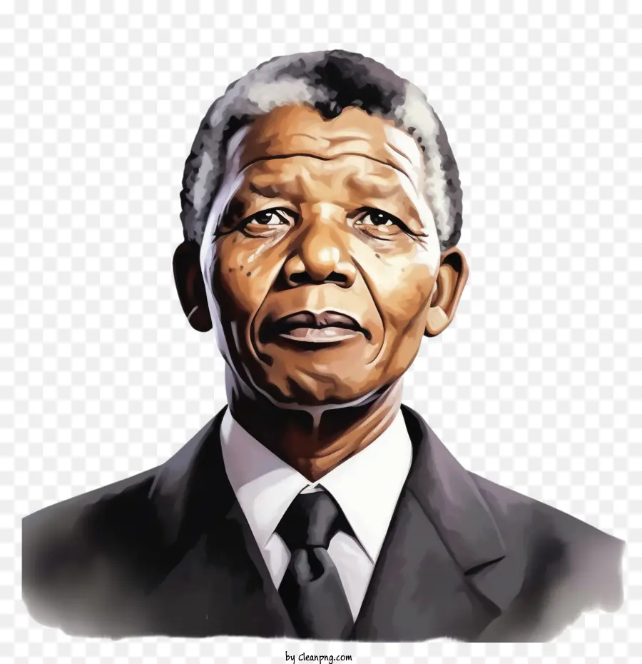 Nelson Mandela，Retrato PNG