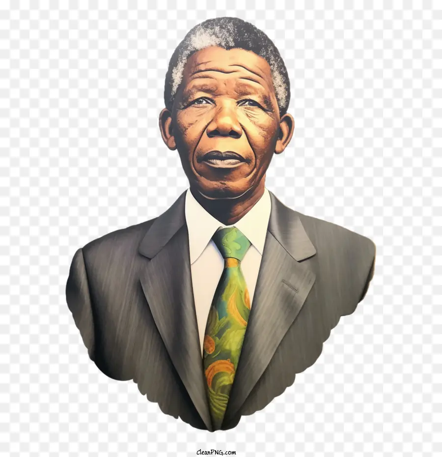 Nelson Mandela，Retrato PNG