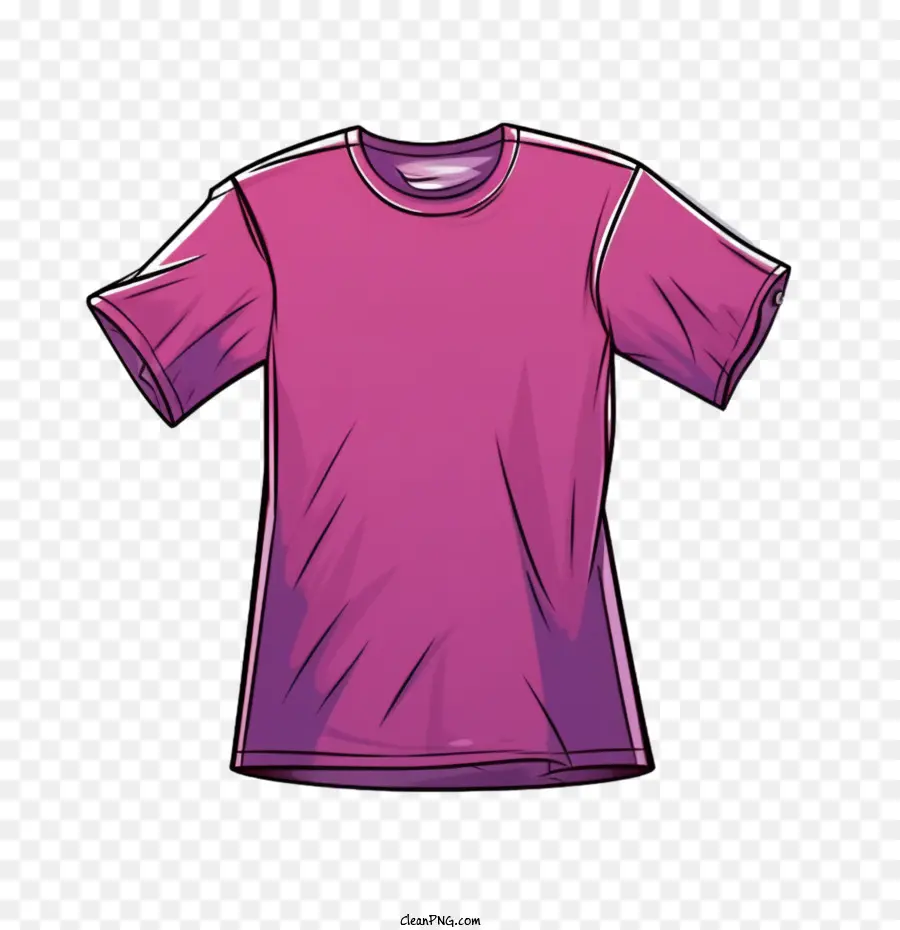 Camiseta，Camiseta De Color Rosa PNG
