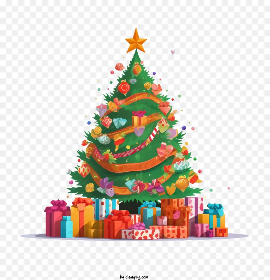 árbol De Navidad，Presenta PNG