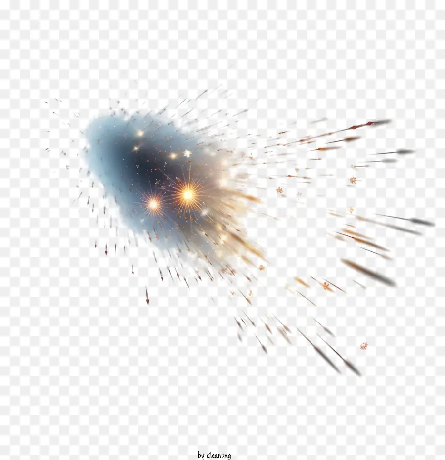 Estrellas Fugaces，Explosión De Humo PNG