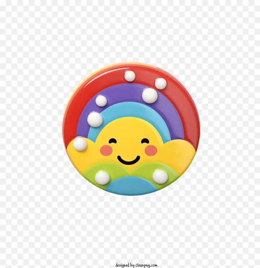 Arcoíris，Arco Iris Sonriente PNG