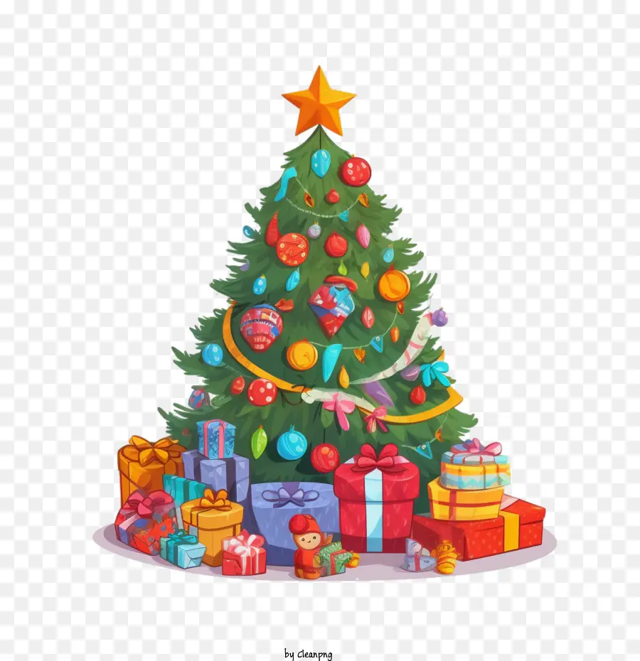 árbol De Navidad，Presenta PNG