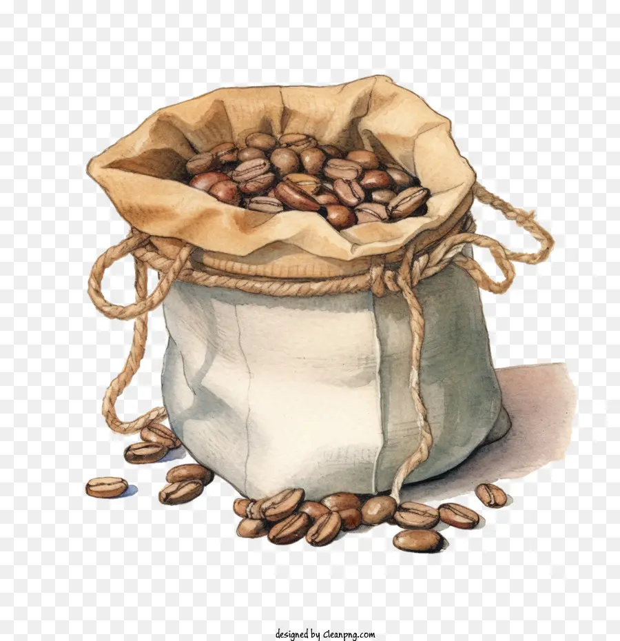 Granos De Café，Bolsa PNG