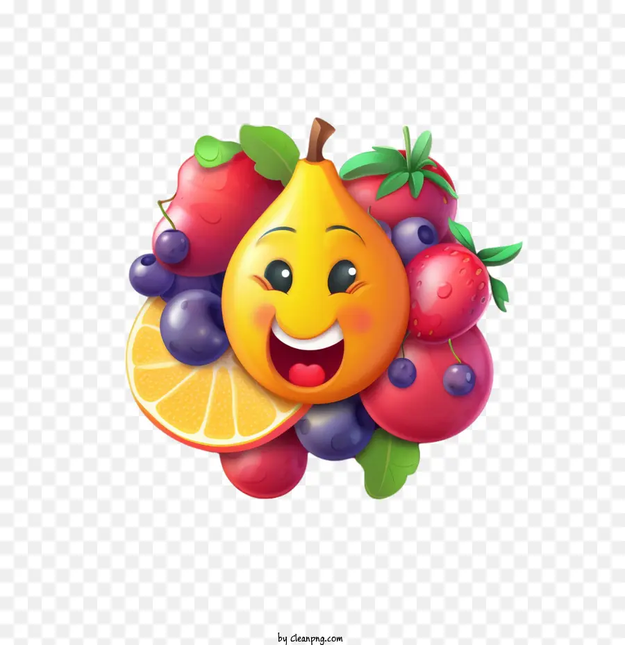 Fruto De Emoji，Sonrisa PNG