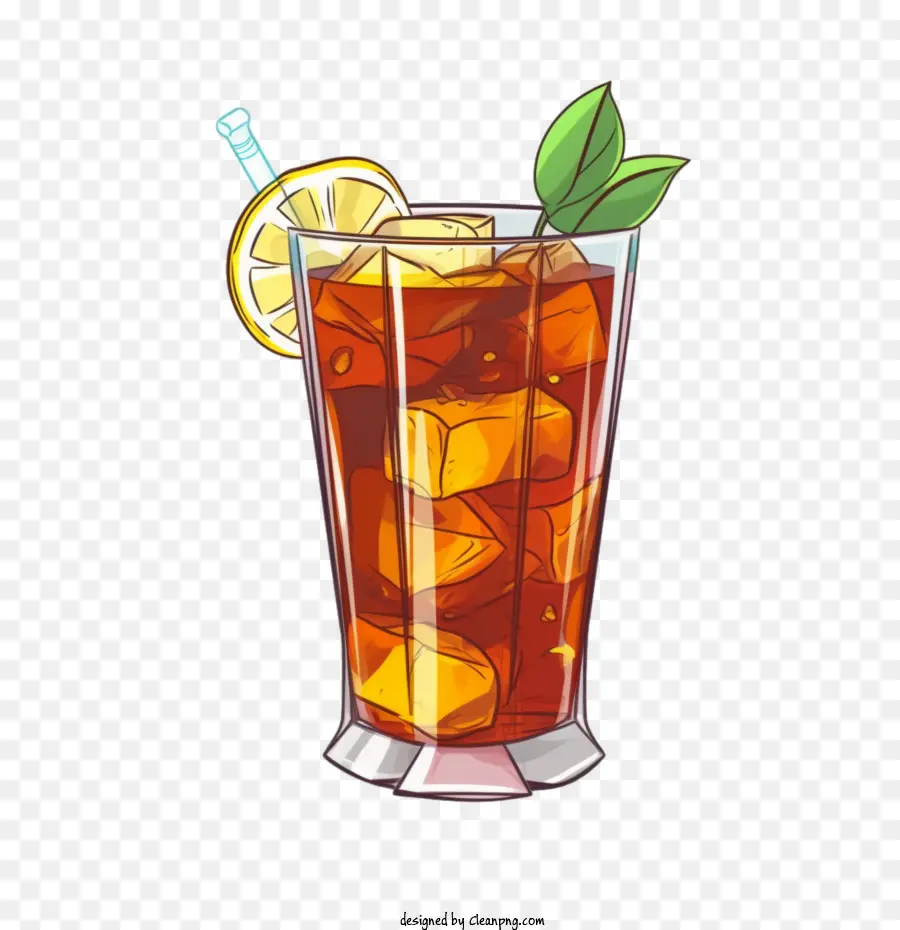 Ice Tea，Bebida De Verano PNG