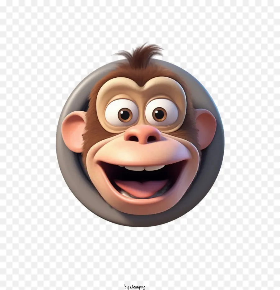 Mono，Sonriendo PNG
