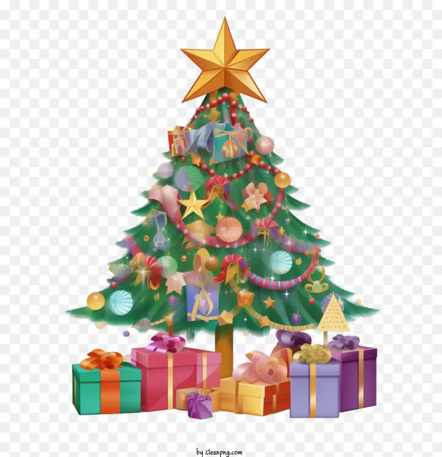 árbol De Navidad，Presenta PNG