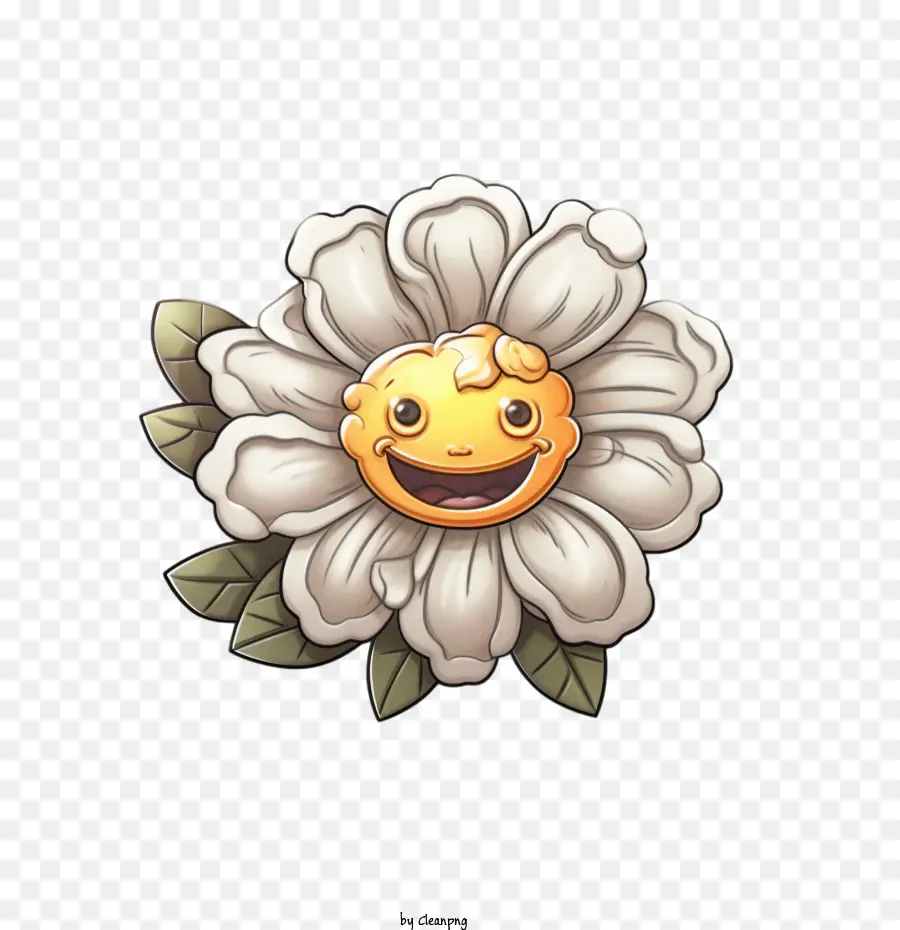 Flor De Emoji，Flor PNG