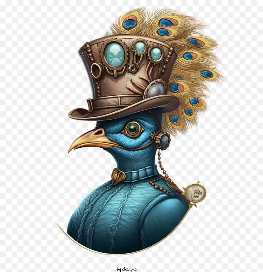 Pavo Real，Steampunk PNG