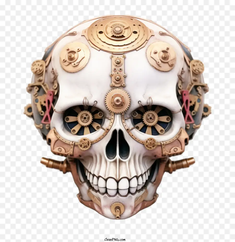 Cráneo，Calavera Steampunk PNG