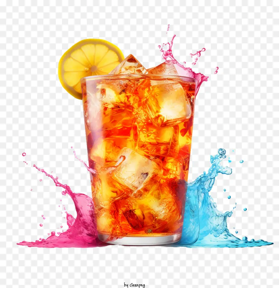 Ice Tea，Bebida De Verano PNG