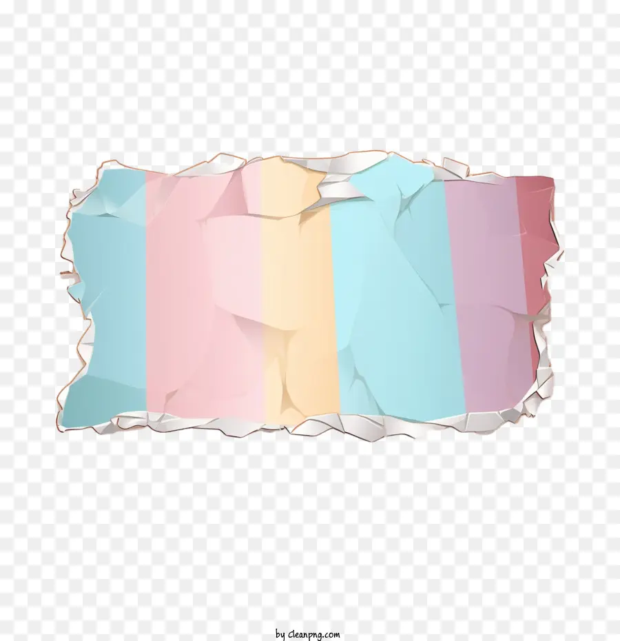 Papel Rasgado，Colorido PNG