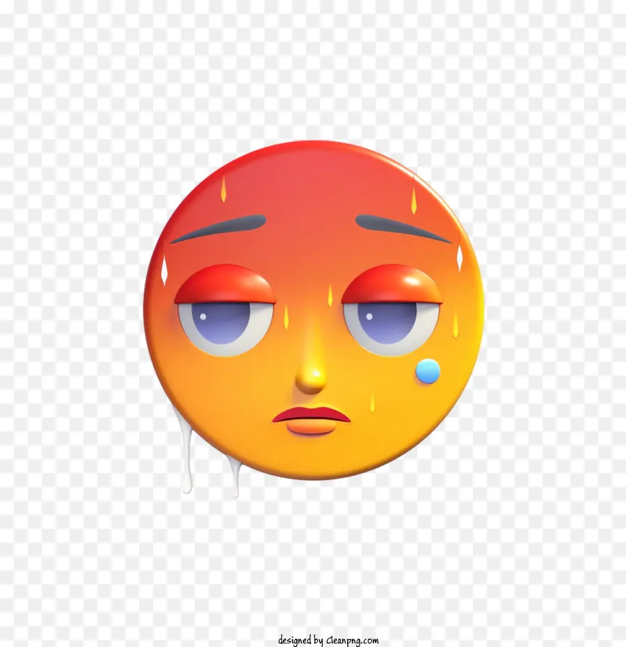 Triste Emoji，Triste PNG
