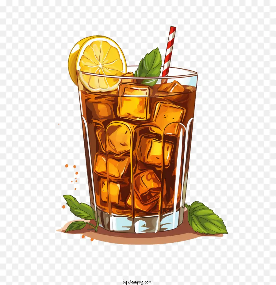 Ice Tea，Bebida De Verano PNG