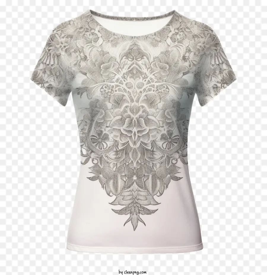 Camiseta，Floral PNG