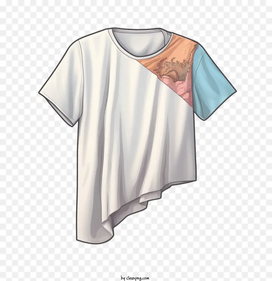 Camiseta，Blanco PNG