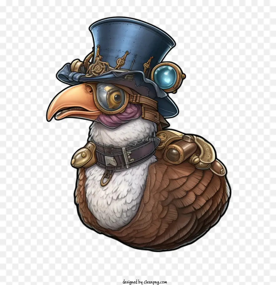 Vejestorio，Pájaro Steampunk PNG