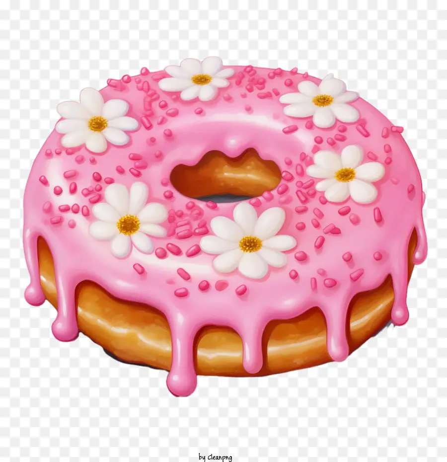 Donut，Rosa Donut PNG