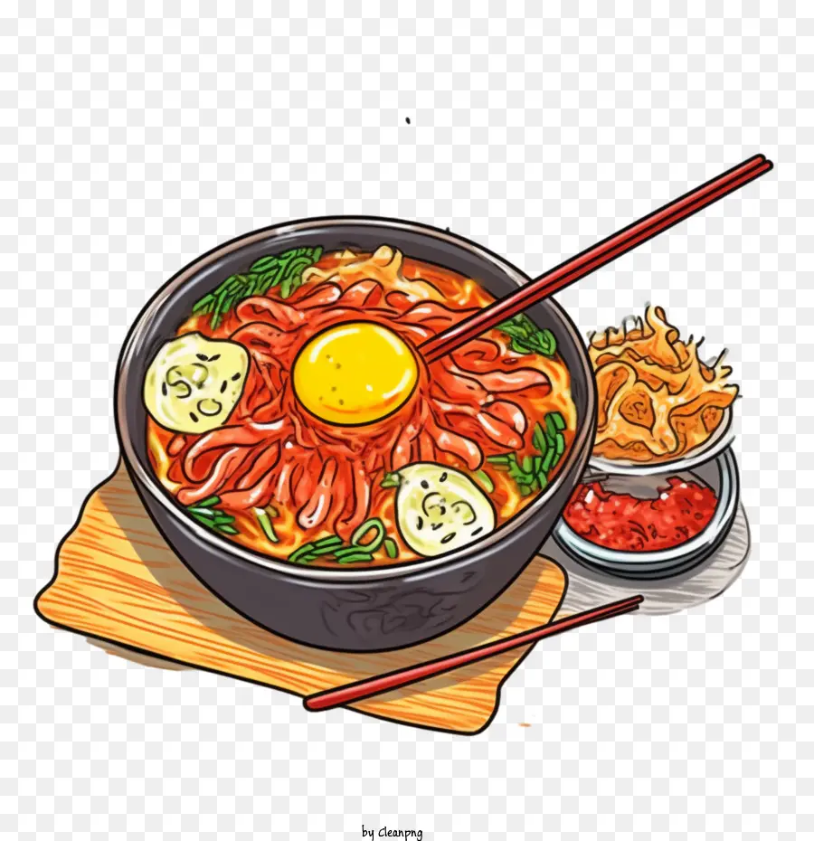 La Comida Coreana，Sopa PNG