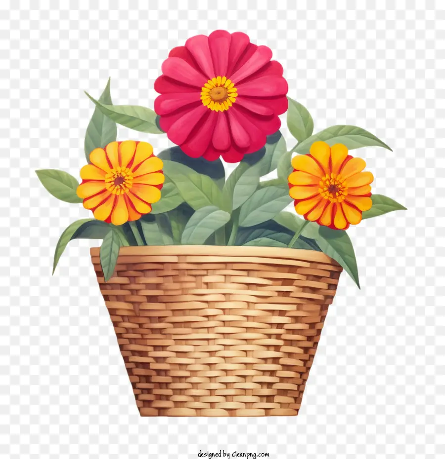 Flor De Zinnia，Flor PNG