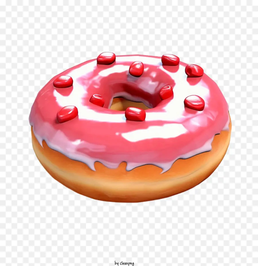 Donut，Rosa Donut PNG