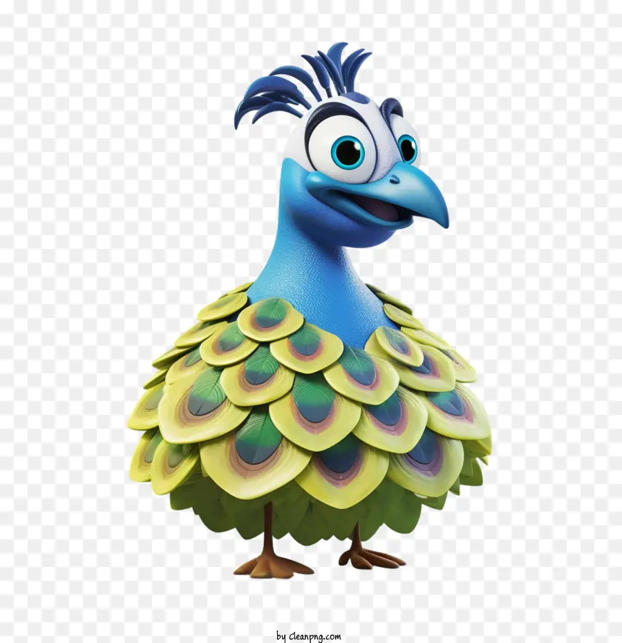 Pavo Real，Pavo Real Azul PNG