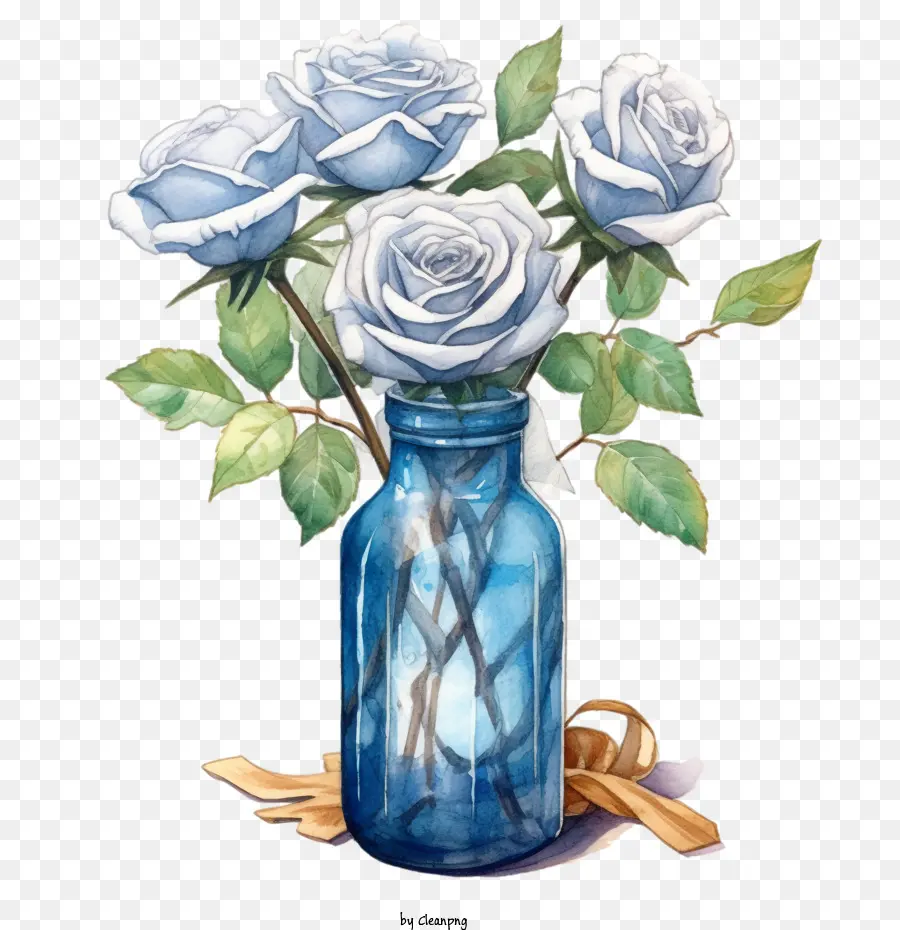 Rosa Azul，Las Rosas PNG