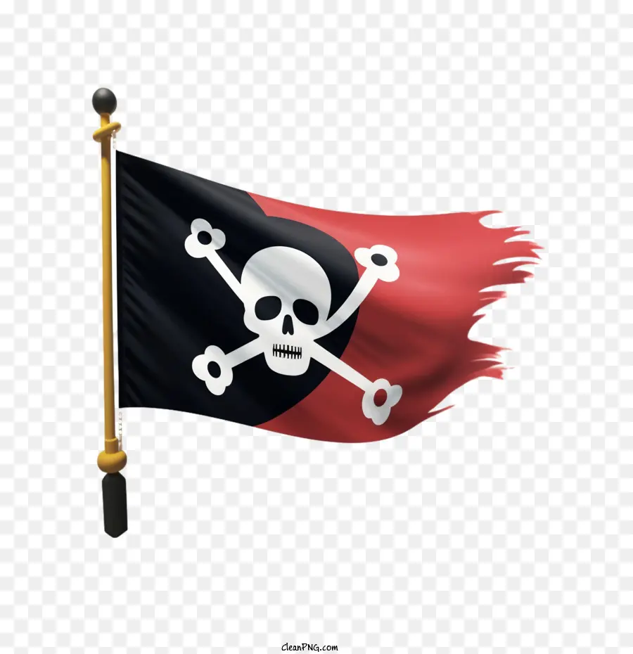 Pirate Flag，Bandera PNG