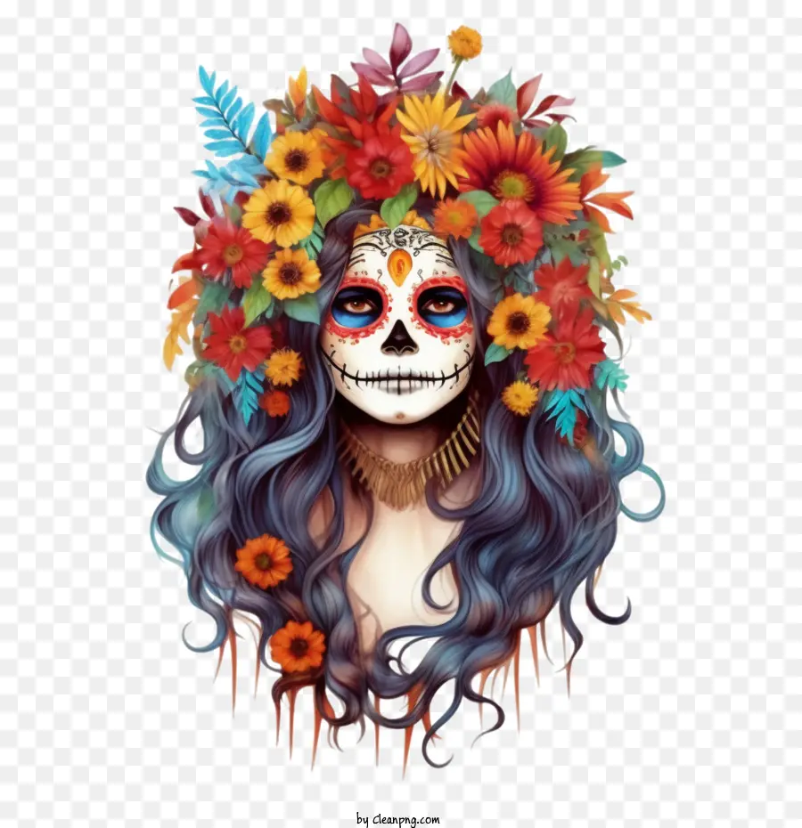 Skelita Calaveras，Bien PNG