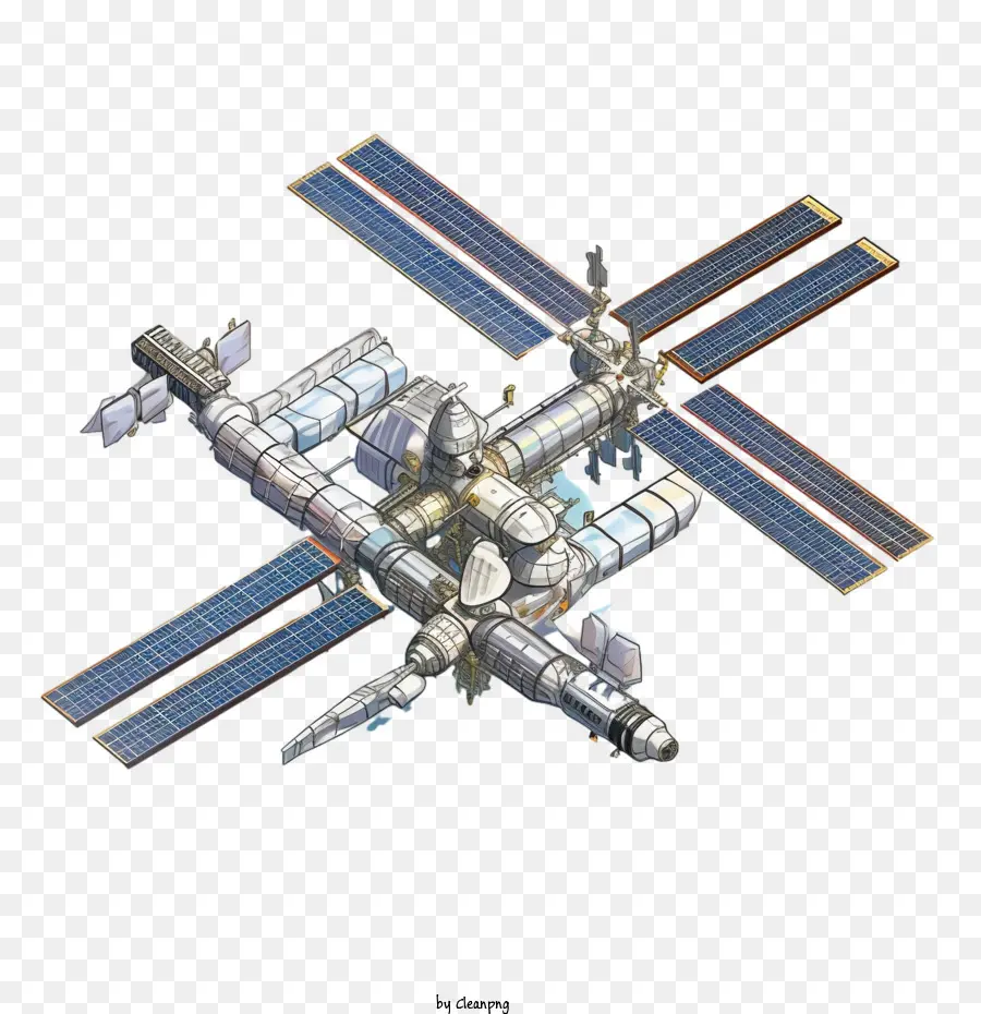 Estación Espacial，Satélite PNG